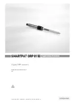 Preview for 1 page of KROHNE SMARTPAT ORP 8150 Supplementary Instructions Manual