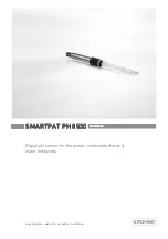 Preview for 1 page of KROHNE SMARTPAT PH 8530 Handbook