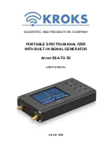 Kroks Arinst SSA-TG R2 User Manual предпросмотр