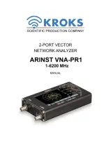 Kroks ARINST VNA-PR1 Manual предпросмотр