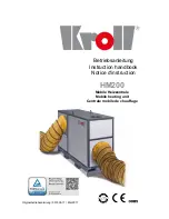 Kroll HM100 Instruction Handbook Manual preview
