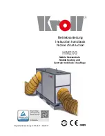 Preview for 1 page of Kroll HM100 Instruction Handbook Manual