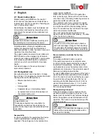 Preview for 11 page of Kroll HM100 Instruction Handbook Manual