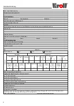 Предварительный просмотр 47 страницы Kroll KG/UB 100***P Series Operating Instructions Manual