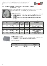 Preview for 38 page of Kroll KG/UB100 Operating Instructions Manual