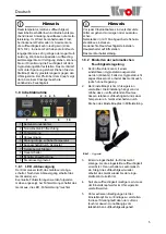 Preview for 7 page of Kroll TE 80 Instruction Handbook Manual