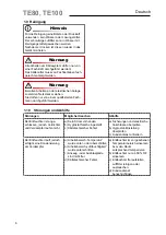 Preview for 8 page of Kroll TE 80 Instruction Handbook Manual