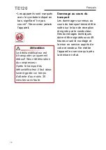 Preview for 20 page of Kroll TE120 Instruction Handbook Manual