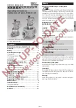 Предварительный просмотр 1 страницы Krom Schroder JSAV 25 Operating Instructions Manual