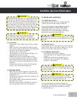 Preview for 5 page of KROMBACH TUFSEAT Performance Series Installation, Operation And Maintenance Manual