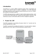 Preview for 5 page of Kromek D3S ID User Manual