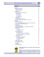 Preview for 3 page of kromo KP202E Instructions For Use And Maintenance Manual