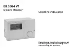 Kromschroder E8.5064 V1 Operating Instructions Manual предпросмотр