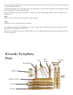 Предварительный просмотр 5 страницы Kromski Symphony Assembly Instructions Manual