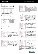 Preview for 2 page of Kron iKRON 03 Quick Installation Manual