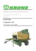 Krone 1046859 Original Operating Instructions preview