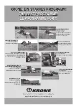 Предварительный просмотр 88 страницы Krone 4XL-RGL Operating Instructions Manual