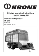 Preview for 1 page of Krone 5XL-R/GL Original Operating Instructions