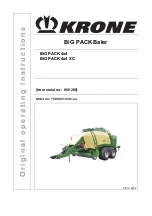 Krone Big Pack 4x4 Operator'S Manual preview