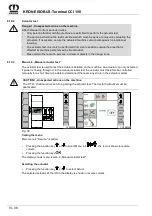 Предварительный просмотр 114 страницы Krone Comprima F 125 Original Operating Manual