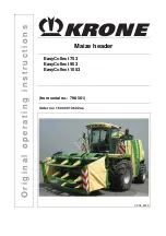 Предварительный просмотр 1 страницы Krone EasyCollect 1053 Operating Instructions Manual