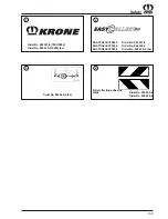 Preview for 17 page of Krone EASYCOLLECT 6000 Operating Instructions Manual