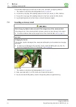 Предварительный просмотр 44 страницы Krone EasyCut B 870 CR Operating Instructions Manual