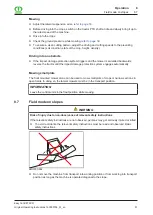 Предварительный просмотр 51 страницы Krone EasyCut B 870 CR Operating Instructions Manual