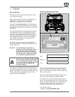 Preview for 3 page of Krone KR 130 B Original Operating Manual