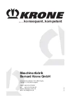 Preview for 98 page of Krone KR 130 B Original Operating Manual