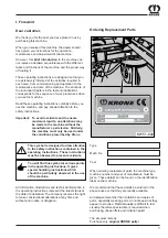 Preview for 3 page of Krone KWT 10.50/8x7 Operating Instructions Manual