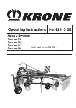 Предварительный просмотр 1 страницы Krone Swadro 35 Operating Instructions Manual