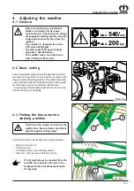 Предварительный просмотр 21 страницы Krone Swadro 35 Operating Instructions Manual