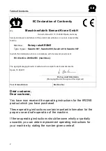 Предварительный просмотр 2 страницы Krone Swadro 807 Original Operating Instructions