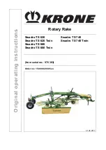 Preview for 1 page of Krone Swadro TS 620 Original Operating Instructions