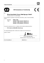 Preview for 2 page of Krone Swadro TS 620 Original Operating Instructions