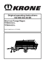 Preview for 1 page of Krone TITAN 4/25 L Original Operating Instructions