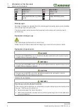 Preview for 8 page of Krone Vendro 680 Operating Instructions Manual