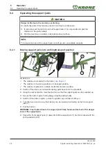 Preview for 56 page of Krone Vendro 680 Operating Instructions Manual