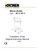 Preview for 1 page of Kronen MT-4 Instruction Manual