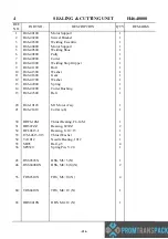 Preview for 40 page of Kronos H-46 Series Operation, Safety And Spare Parts Manual