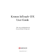 Kronos InTouch DX User Manual preview