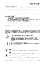 Preview for 5 page of Kronoterm WP4 LF-502 Instructions For Use And Installation