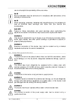 Предварительный просмотр 6 страницы Kronoterm WP4 LF-502 Instructions For Use And Installation