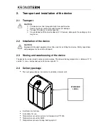 Preview for 11 page of Kronoterm WPG-07-1 HT Manual For Installation, Use And Maintenance