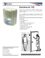 Krown Doorknock 125 Datasheet preview