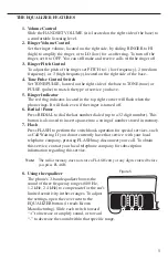 Preview for 7 page of Krown Equalizer 40 Instruction Manual