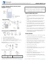 Preview for 1 page of Krown KNS360 LookOut Series User Manual