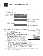 Preview for 11 page of Krown PORTA PRINTER PP2000 Instruction Manual