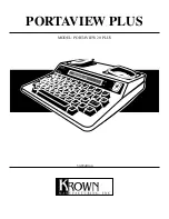 Krown PORTAVIEW 20 PLUS User Manual preview